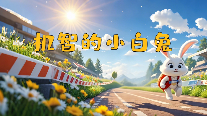 机智的小白兔—少儿故事演讲配乐背景视频