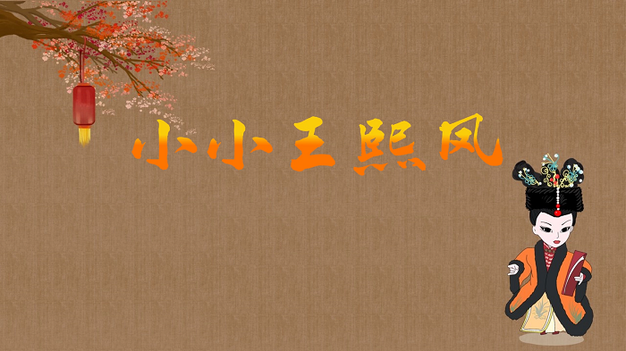 小小王熙凤—少儿口才一等奖，小众有趣朗诵作品，配乐背景视频